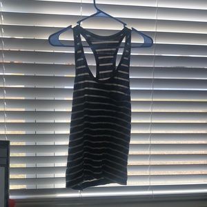 American Eagle Soft & Sexy Blue and White Stripe